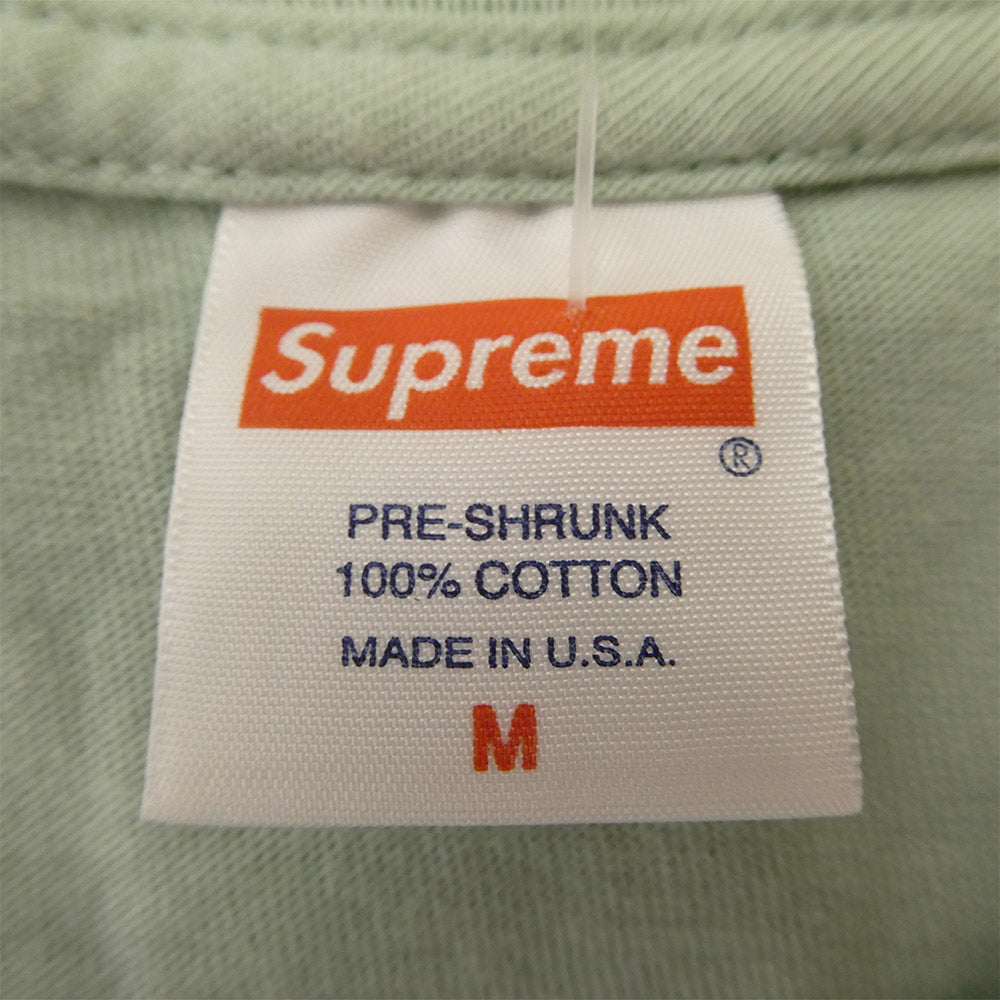Supreme シュプリーム 14AW x Boogie Down Productions All Means Tee ブギー ダウン プロダクションズ オール ミーンズ プリント 半袖 Tシャツ カットソー グリーン系 M【新古品】【未使用】【中古】