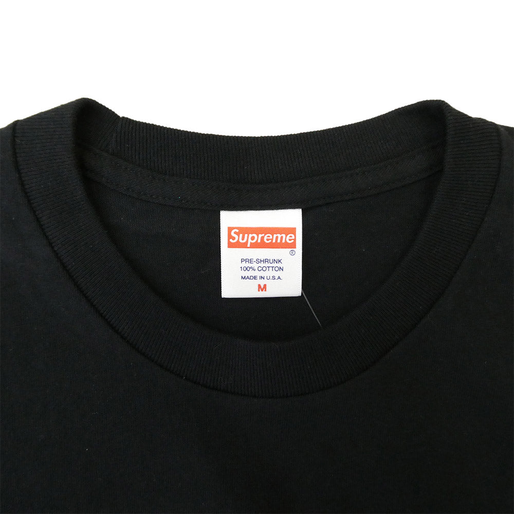 Supreme シュプリーム 17SS × Joe Roberts Swirl Tee ジョー ロバーツ スワール プリント 半袖 Tシャツ カットソー ブラック系 M【新古品】【未使用】【中古】