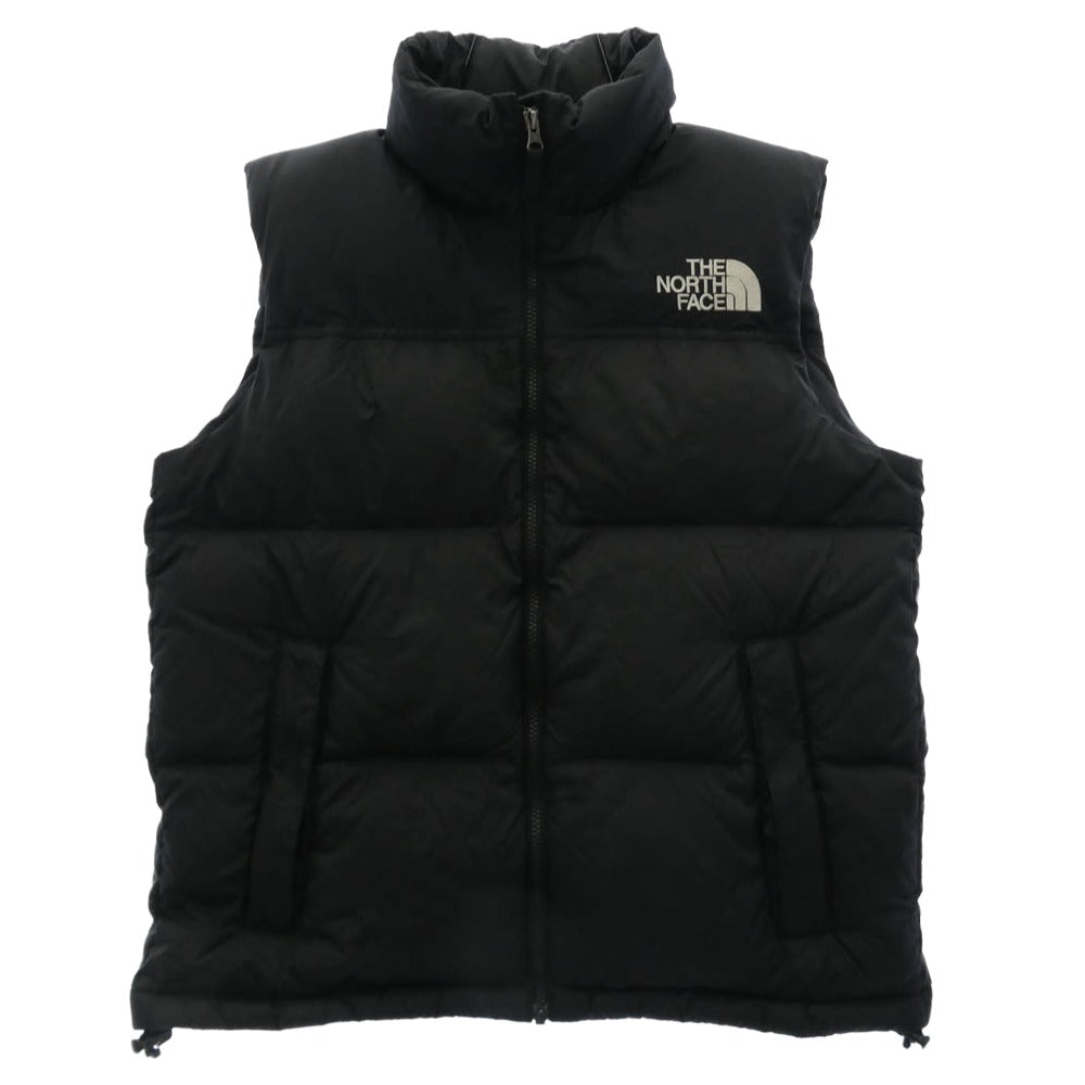THE NORTH FACE ノースフェイス ND91843 Nuptse Vest Black ヌプシ ダウン ベスト ブラック系 ダークネイビー系 L【中古】