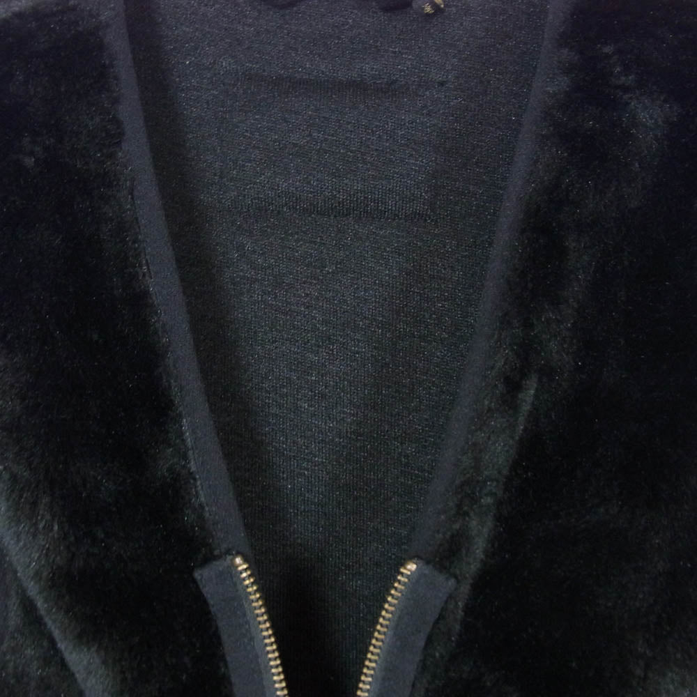 Barbour バブアー 232MLI0035 SL Fur Liner アクリルファーライナー フロントジップ ファー ライナー ベスト スリム フィット ブラック系 36【美品】【中古】