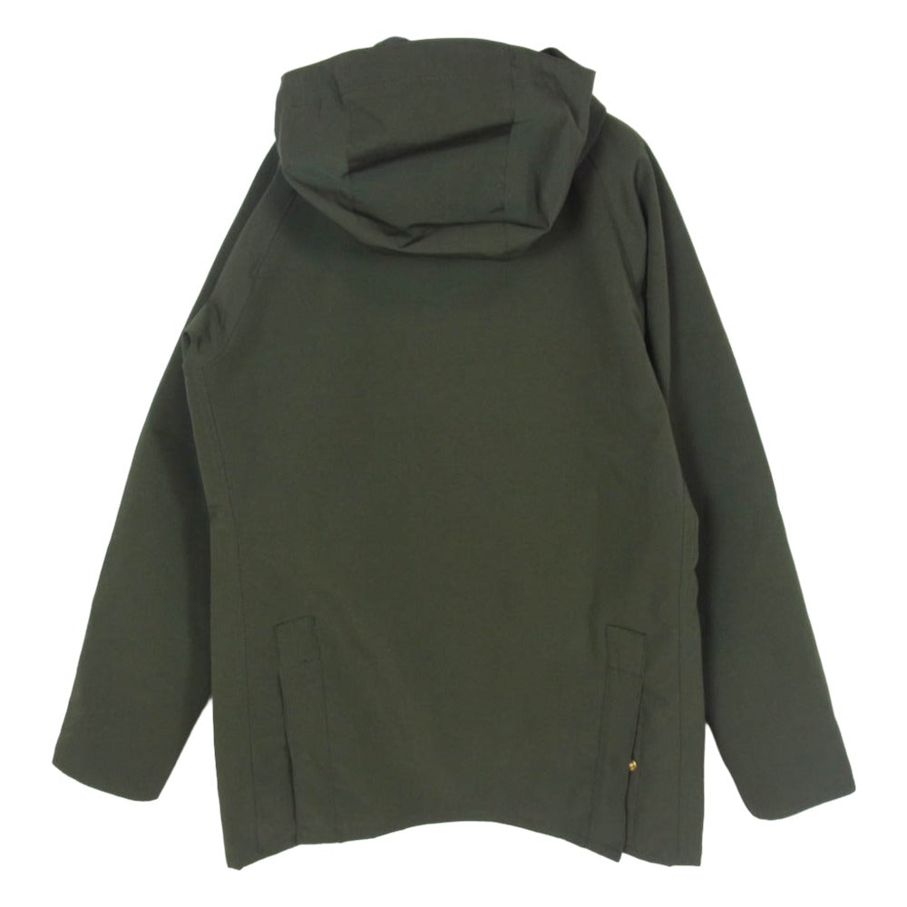 Barbour バブアー MCA0635SG × EDIFICE エディフィス 別注 EX HOODED BEDALE SL 2LAYER フーデッド ビデイル SL ノンワックス２レイヤー ジャケット カーキ系 36【中古】