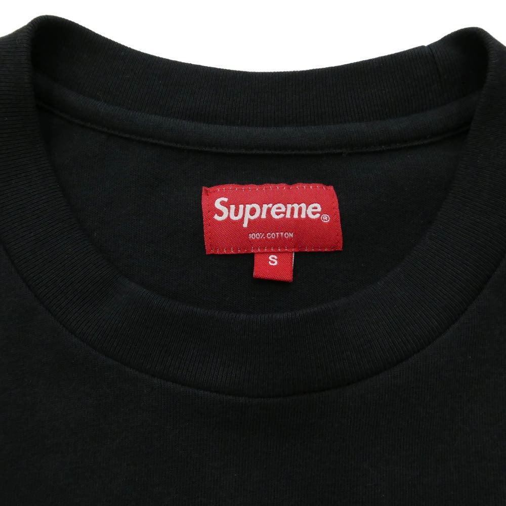 Supreme シュプリーム 21SS Old English Rhinestone S/S Top オールドイングリッシュ ラインストーン 半袖Tシャツ ブラック系 S【中古】