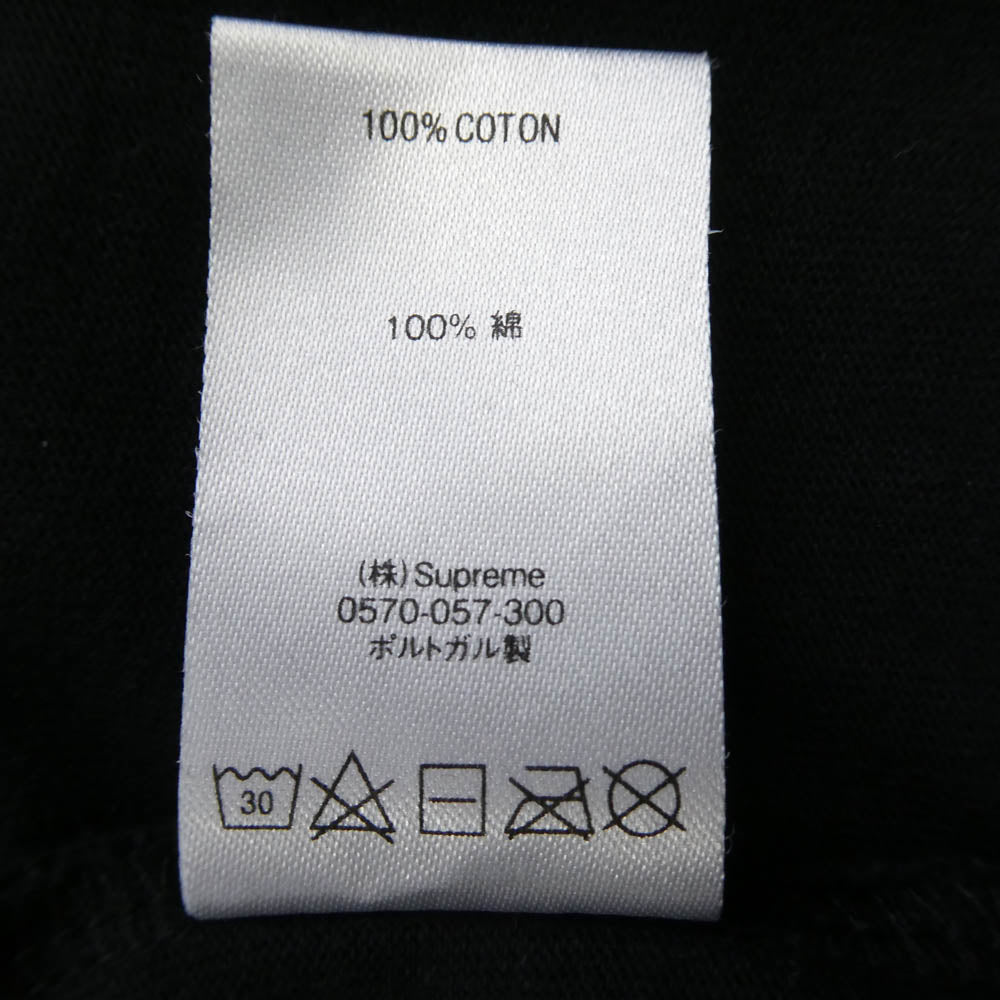 Supreme シュプリーム 21SS Old English Rhinestone S/S Top オールドイングリッシュ ラインストーン 半袖Tシャツ ブラック系 S【中古】