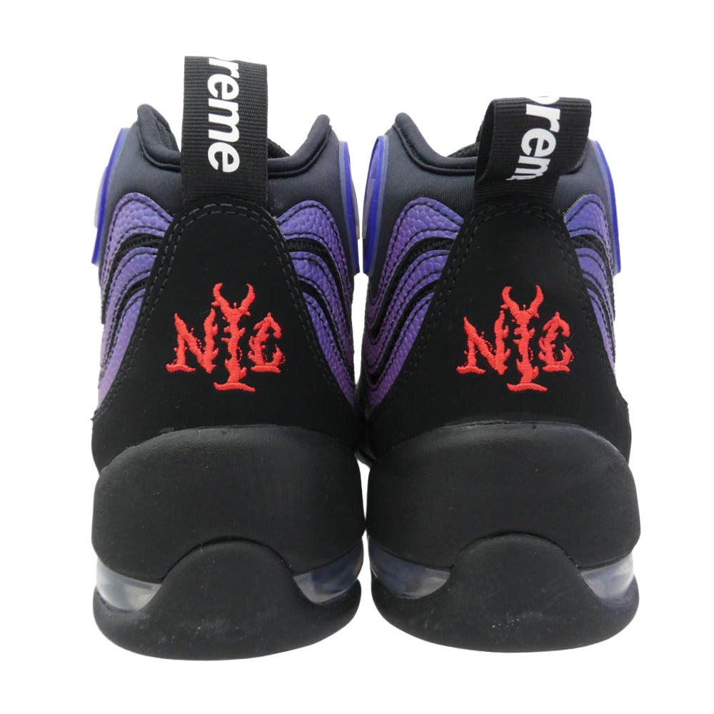 Supreme シュプリーム DX3292-001 × Nike Air Bakin Black/Multi ナイキ エアベイキン ブラック マルチ スニーカー ブラック系 25cm【中古】