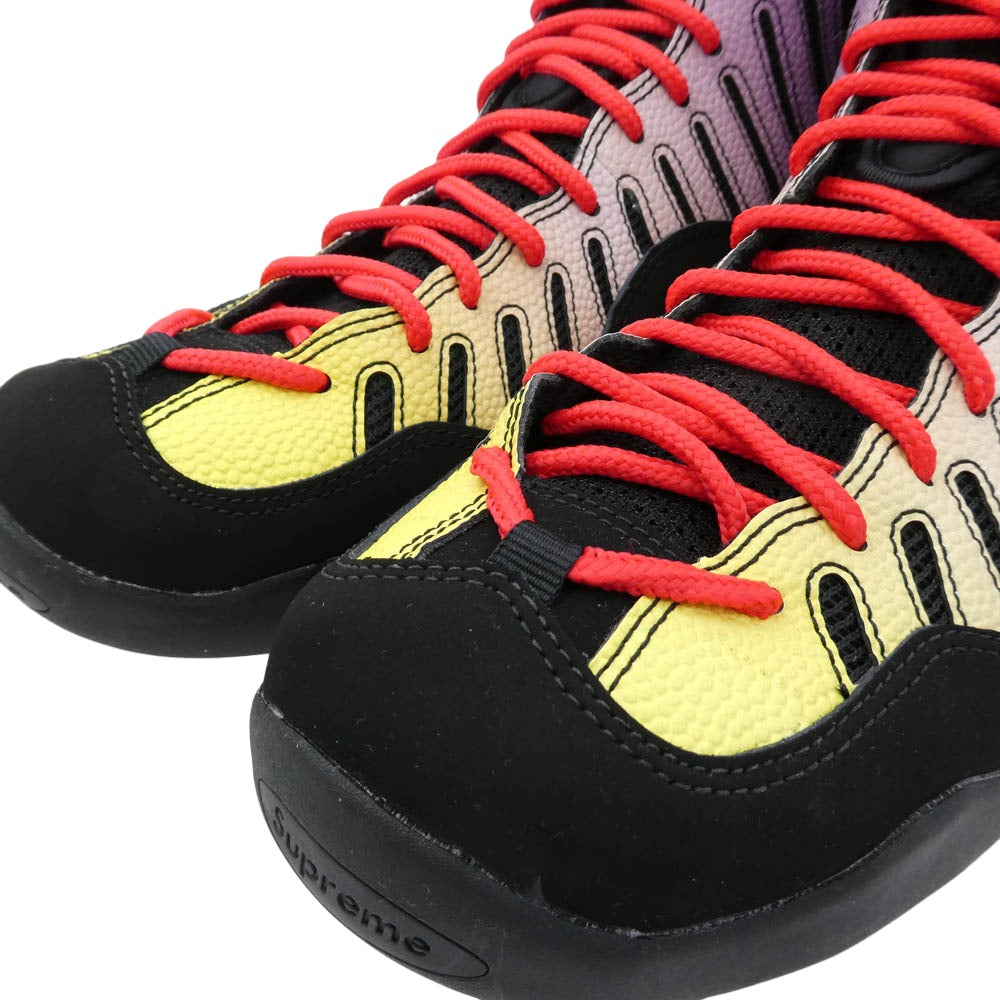 Supreme シュプリーム DX3292-001 × Nike Air Bakin Black/Multi ナイキ エアベイキン ブラック マルチ スニーカー ブラック系 25cm【中古】