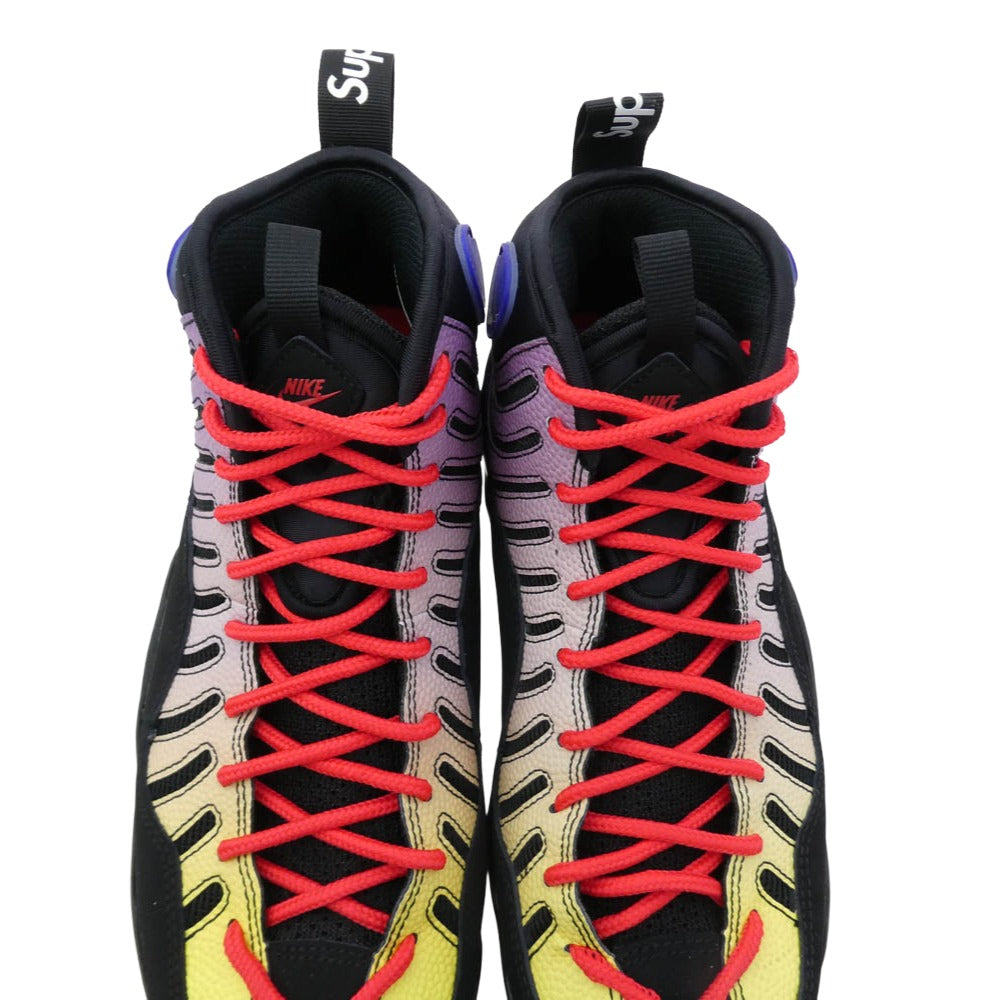Supreme シュプリーム DX3292-001 × Nike Air Bakin Black/Multi ナイキ エアベイキン ブラック マルチ スニーカー ブラック系 25cm【中古】