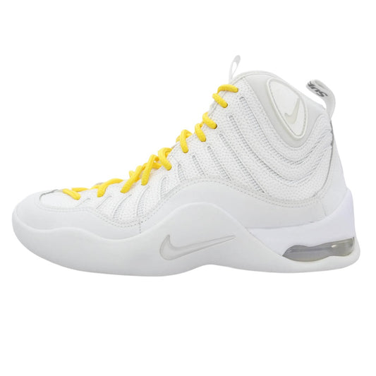 Supreme シュプリーム DX3292-100 × Nike Air Bakin White/Amarillo ナイキ エアベイキン ホワイト アマリロ スニーカー ホワイト系 24.5cm【中古】