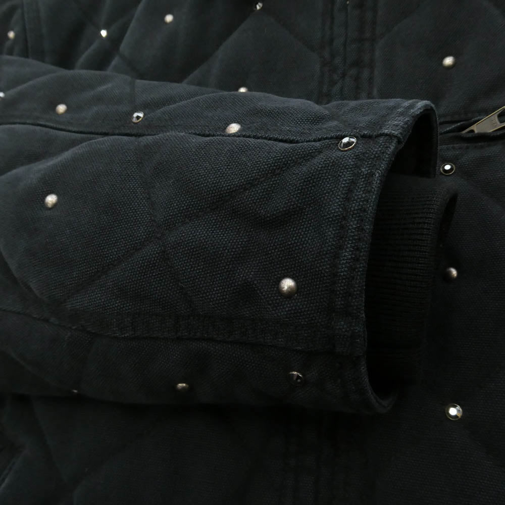 Supreme シュプリーム 25AW x b.b. Simon Quilted Work Jacket ビービーサイモン キルティング ワーク ジャケット ブラック系 S【中古】