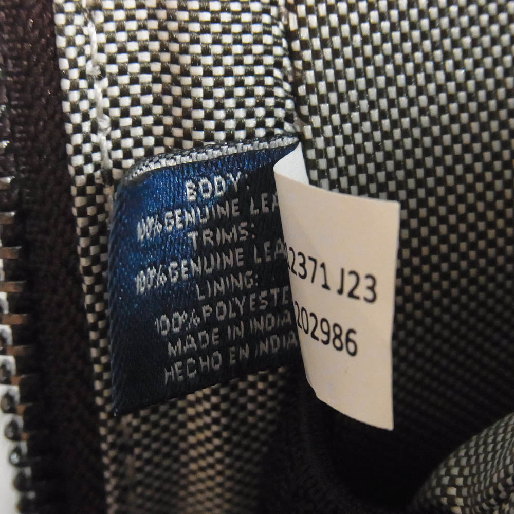 COLE HAAN コールハーン F12371 トライボロ スリング レザー ワンショルダーバッグ ダークブラウン系 UNIT【中古】