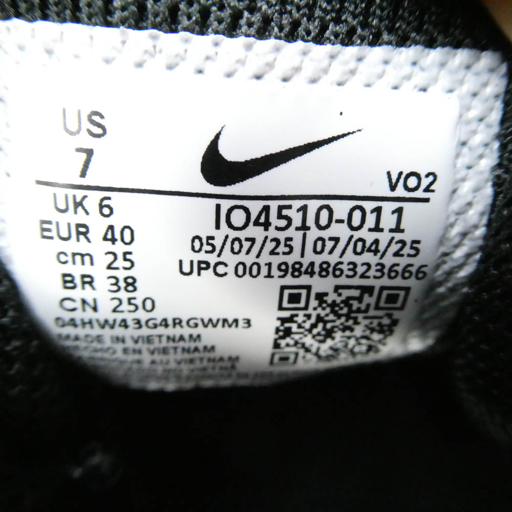 NIKE ナイキ IO4510-011 AIRMAX FIRE エア マックス ファイア ローカット スニーカー ブラック系 ブルー系 クリア系 25cm【中古】