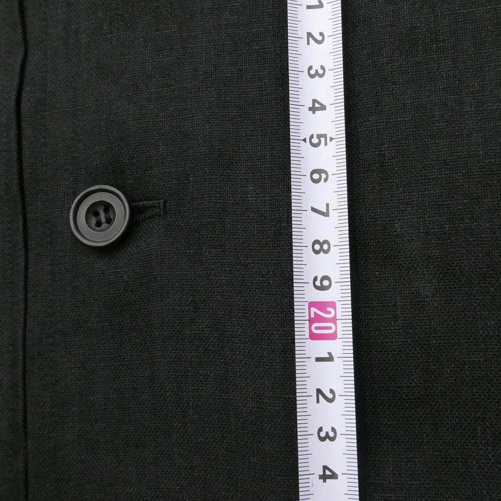 ato アトウ 24SS AM24A-S01 SLUB YARN SHIRTS-BLOUSON スラブ ヤーン シャツ ブルゾン ジャケット ブラック系 48【中古】
