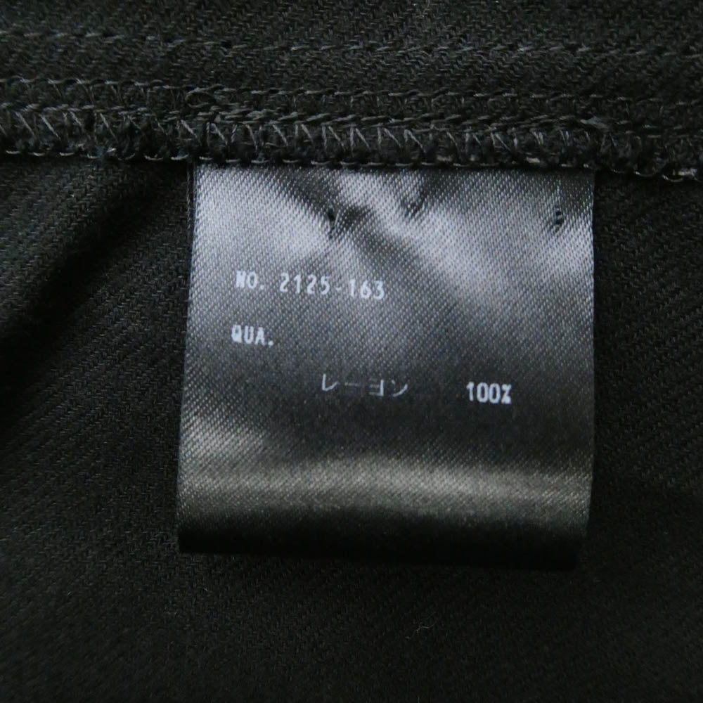 LAD MUSICIAN ラッドミュージシャン 2125-163 SMALL FLOUR BIG SHIRT スモール フラワー ビッグ シャツ ブラック系 44【中古】