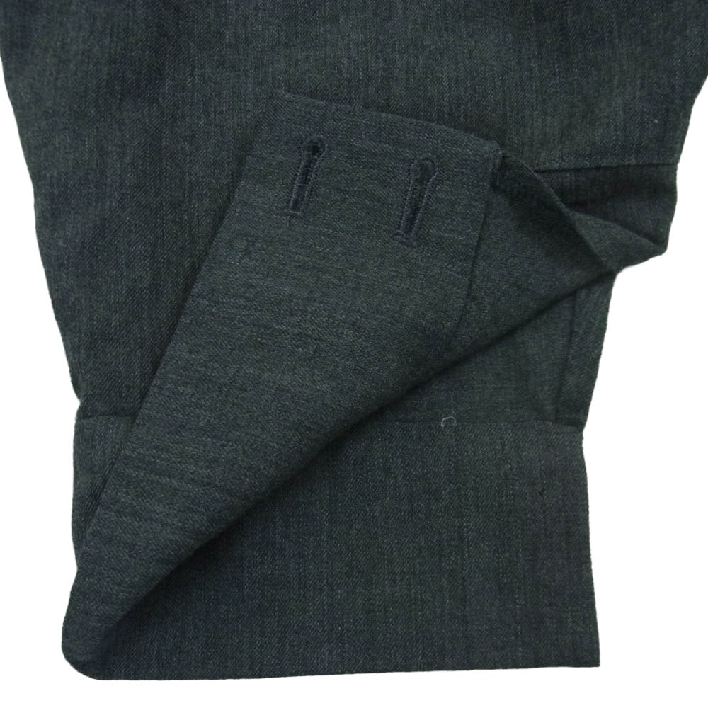 ato アトウ 23AW AMB-P05 CLASSIC WOOL CUFFS PANTS クラシック ウール ダブルカフス パンツ グレー系 44【中古】