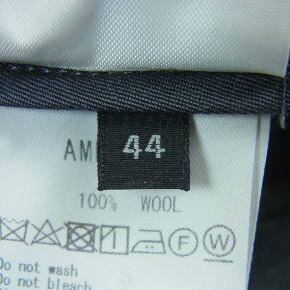ato アトウ 23AW AMB-P05 CLASSIC WOOL CUFFS PANTS クラシック ウール ダブルカフス パンツ グレー系 44【中古】