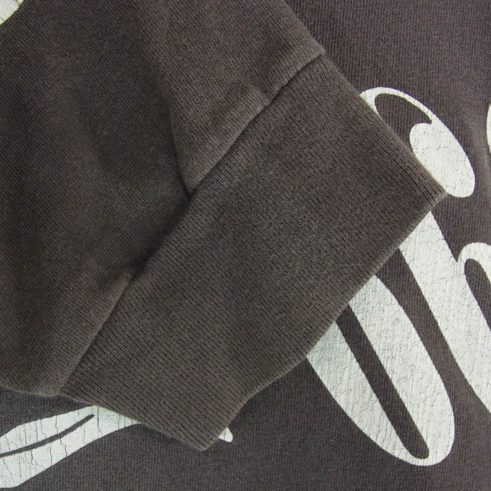 SAINT MICHAEL セントマイケル 22SS SM-S22-0000-029 SAINT Mxxxxxx LS TEE RUNNING グラフィックプリント 長袖カットソー グレー系 XL【中古】