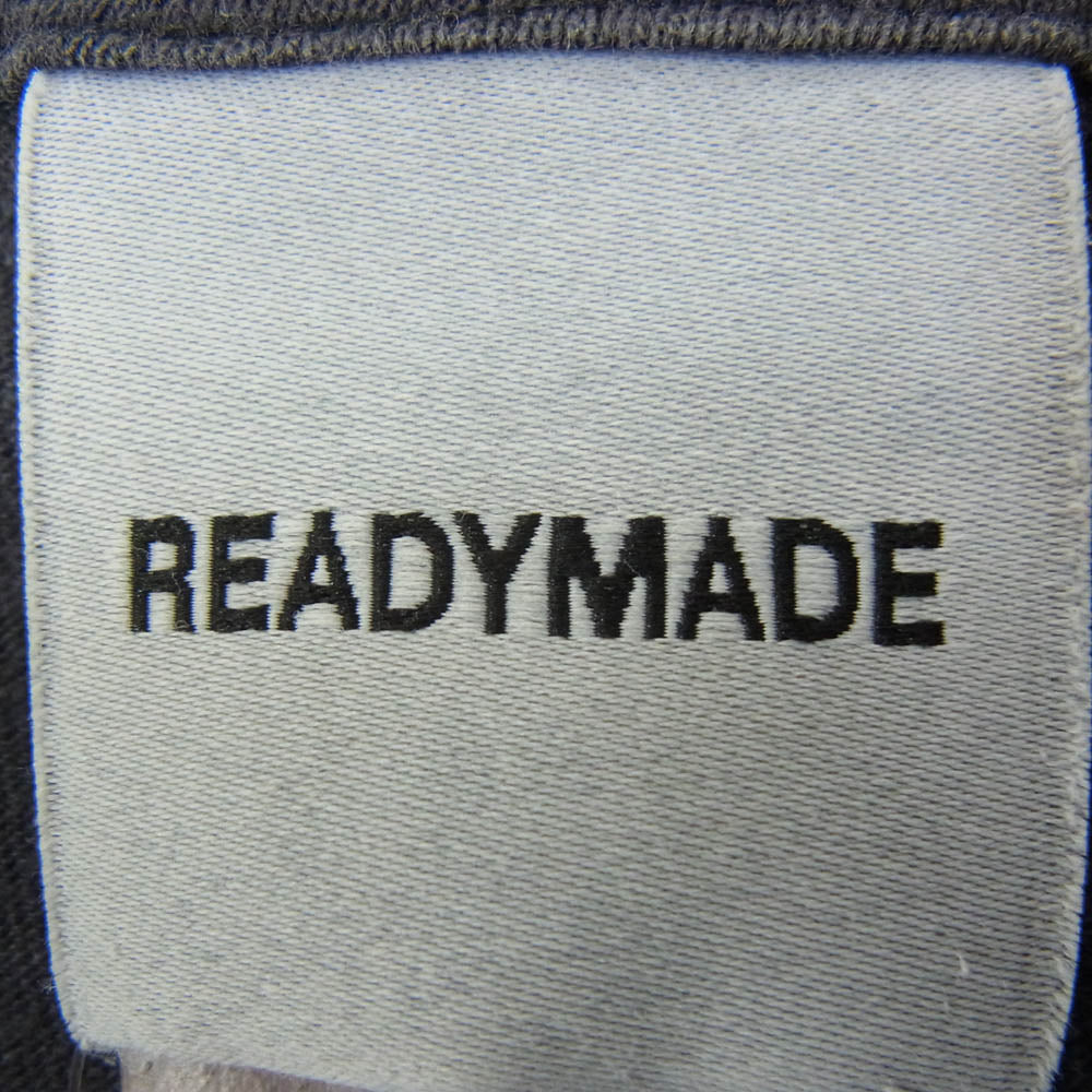 READY MADE レディメイド 24SS RE-CO-BK-00-00-279 SMILE TEE スマイルプリント Tシャツ 半袖カットソー グレー系 XL【中古】