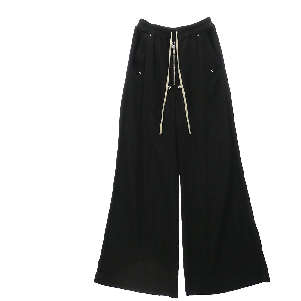 Rick Owens リックオウエンス 24AW RU02D6366-WA WIDE BELA PANTS ヴァージンウール ワイドベラ パンツ ブラック系 48【中古】