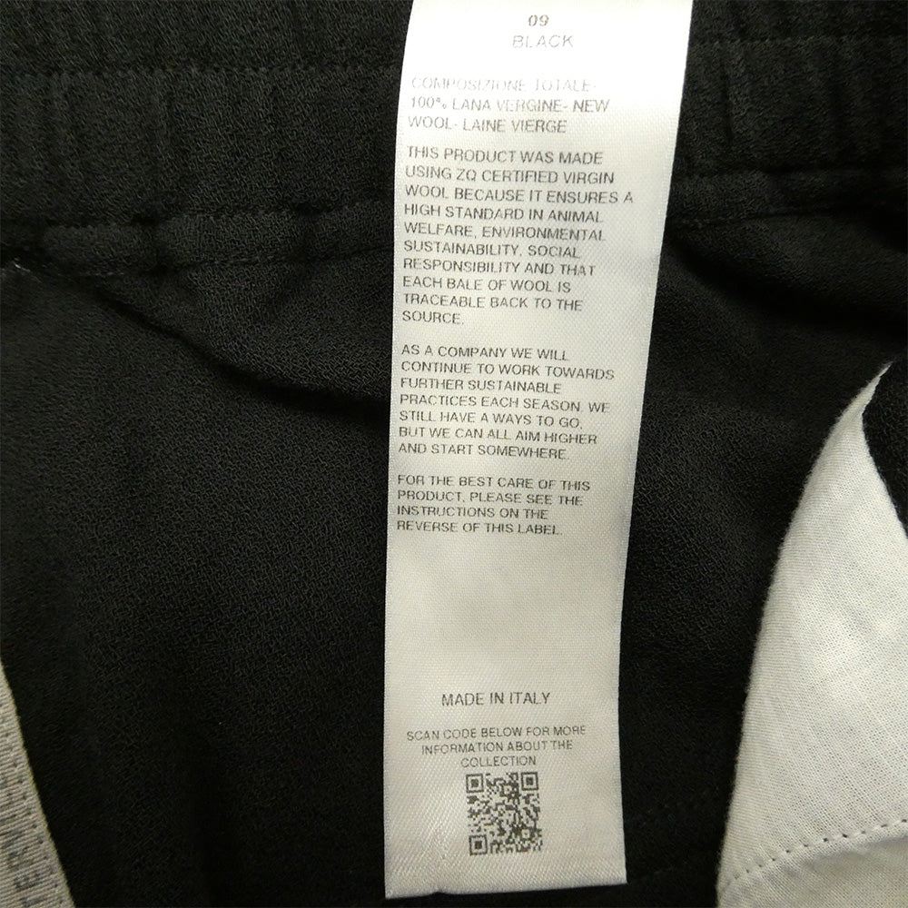 Rick Owens リックオウエンス 24AW RU02D6366-WA WIDE BELA PANTS ヴァージンウール ワイドベラ パンツ ブラック系 48【中古】