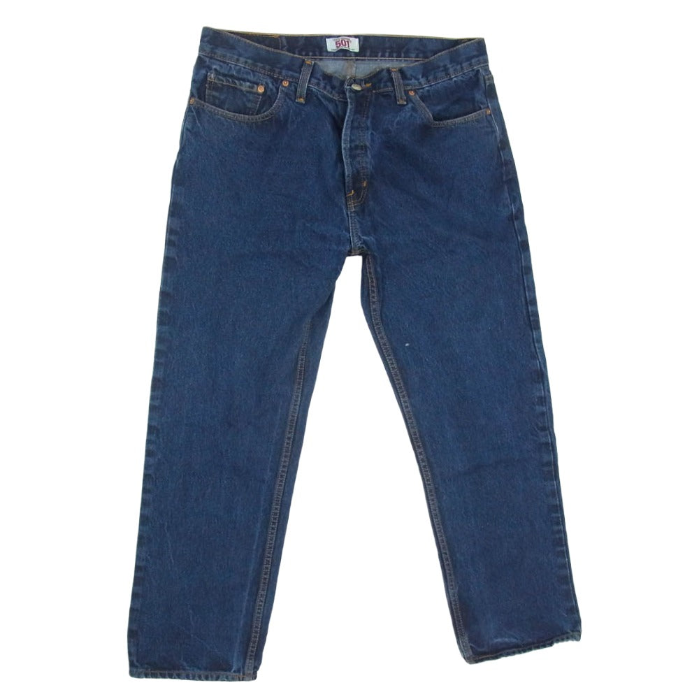 Levi's リーバイス 5010000010194 00s USA製 ボタン裏刻印511 501 ボタンフライ ジーンズ デニム パンツ W38 L30 インディゴブルー系 38【中古】