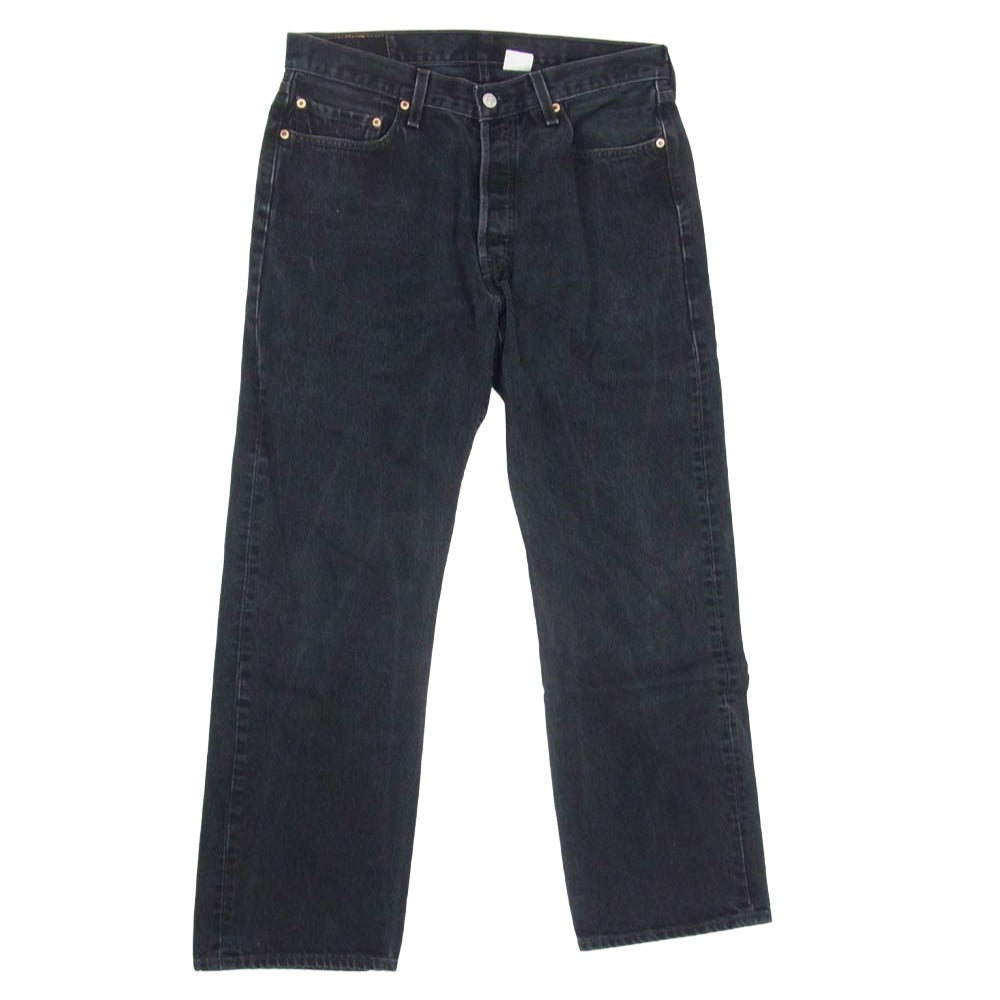 Levi's リーバイス 00501-0660 メキシコ製 501 ブラック ボタンフライ デニム パンツ ジーンズ W34 L32 ブラック系 34【中古】