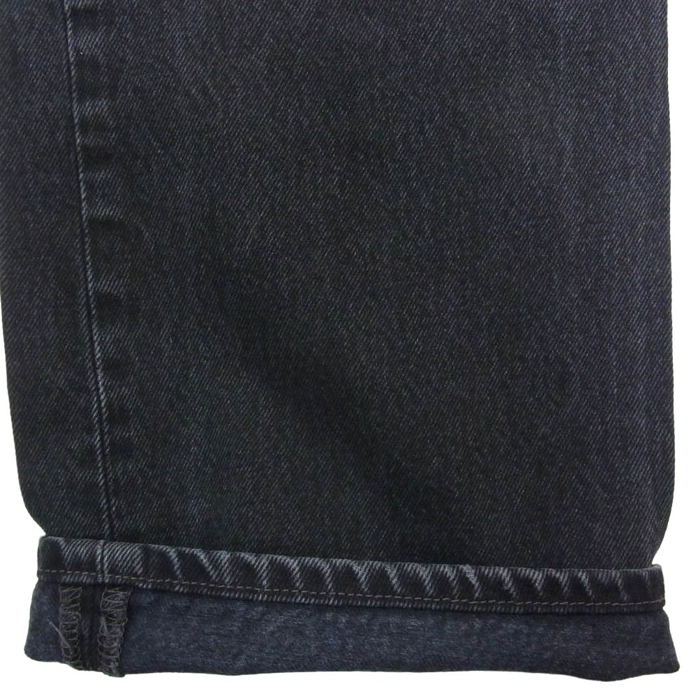 Levi's リーバイス 00501-0660 メキシコ製 501 ブラック ボタンフライ デニム パンツ ジーンズ W34 L32 ブラック系 34【中古】