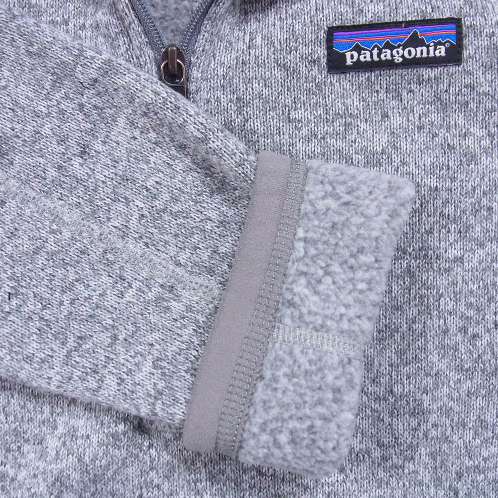 patagonia パタゴニア 19AW STY25618FA19 ベター セーター ハーフジップ フリース スウェット グレー系 XS【中古】
