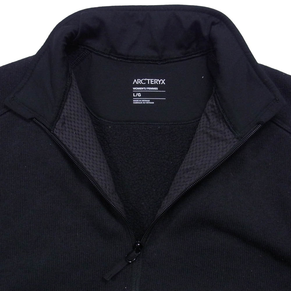 ARC'TERYX アークテリクス X000005715 COVERT CARDIGAN コバート カーディガン ロゴ 刺繍 ニット ジャケット ダークグレー系 L【中古】