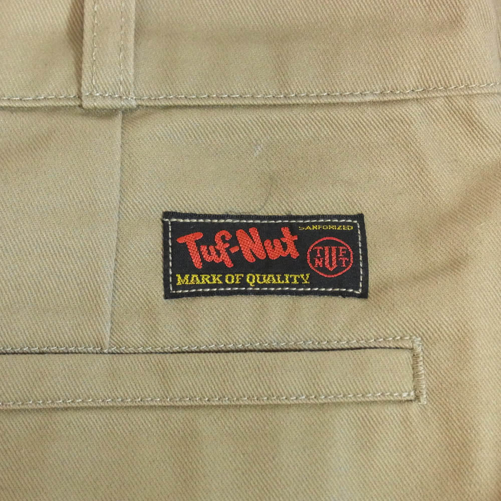 タフナッツ TN42300 T/C WORK TROUSERS ワーク トラウザー チノパンツ ベージュ ベージュ系 W36【中古】