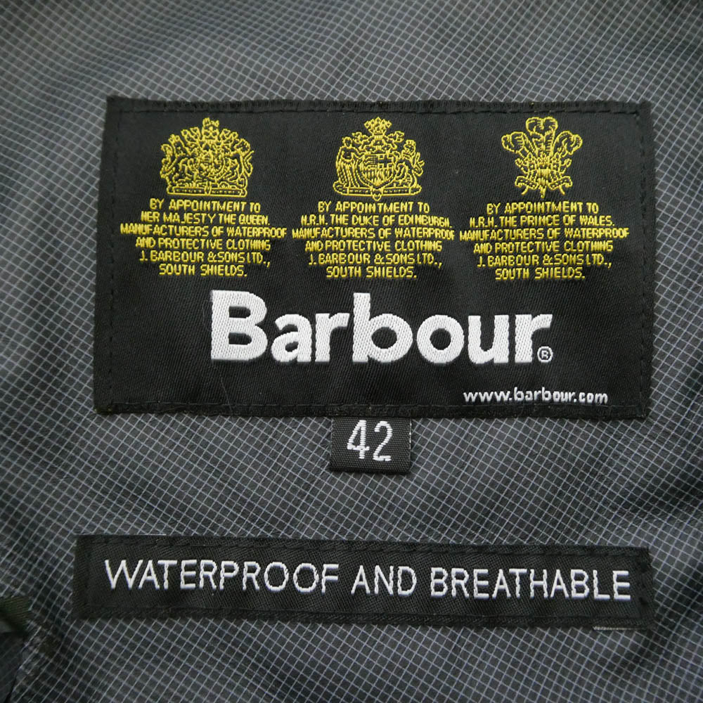 Barbour バブアー 2001241 BEDALE TECH CLASSIC FIT 3ワラント ノンワックス ビデイル テック ジャケット モスグリーン系【中古】