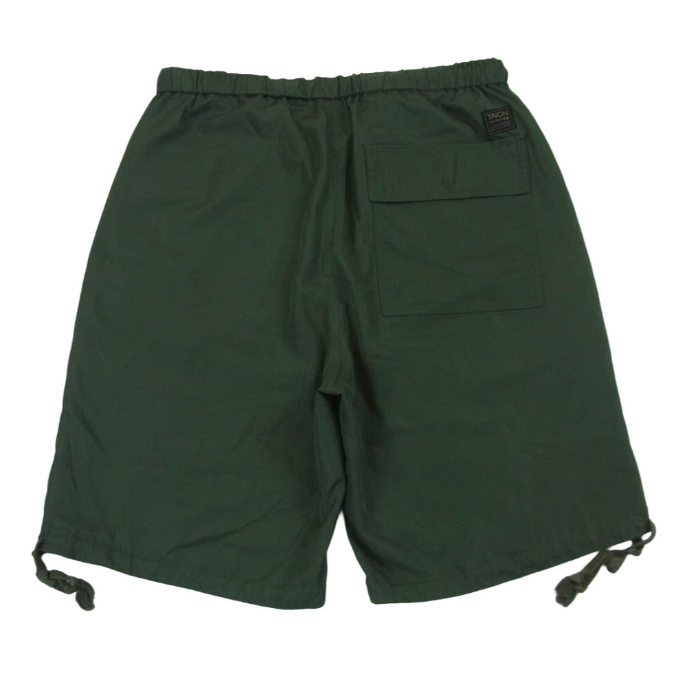 タイオン R031SWNDML-1 MILITARY LINE ノンダウン リバーシブル ショート パンツ ショーツ ベージュ系 グリーン系 M【中古】