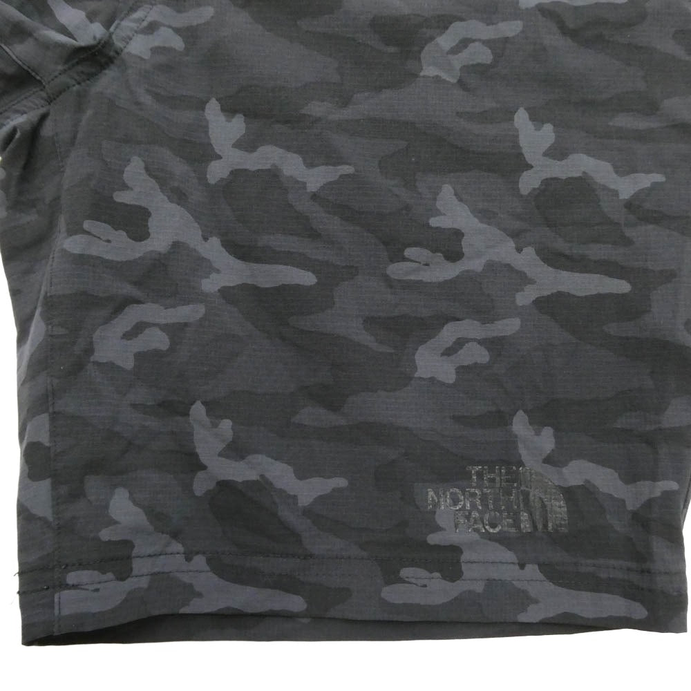 THE NORTH FACE ノースフェイス NB41799 TRAINING RIB SHORT ノベルティー トレーニング リブ ショーツ ハーフパンツ ブラック系 M【中古】
