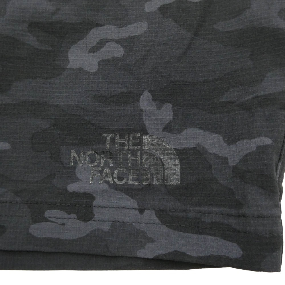 THE NORTH FACE ノースフェイス NB41799 TRAINING RIB SHORT ノベルティー トレーニング リブ ショーツ ハーフパンツ ブラック系 M【中古】