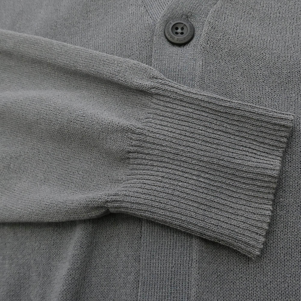 UNDERCOVER アンダーカバー 24SS UN-K0301 MONK CARDIGAN POLY PAPER YARN サイドジップ カーディガン グレー系 M【中古】