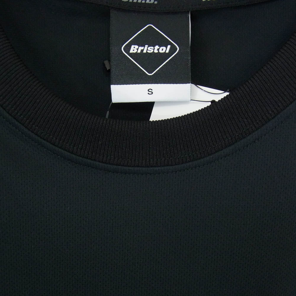 F.C.R.B. エフシーアールビー FCRB-189116 F.C.Real Bristol エフシーレアルブリストル L/S TRAINING TOP ロングスリーブ 長袖 トレーニングトップ カットソー Tシャツ ロンT ブラック系 S【新古品】【未使用】【中古】