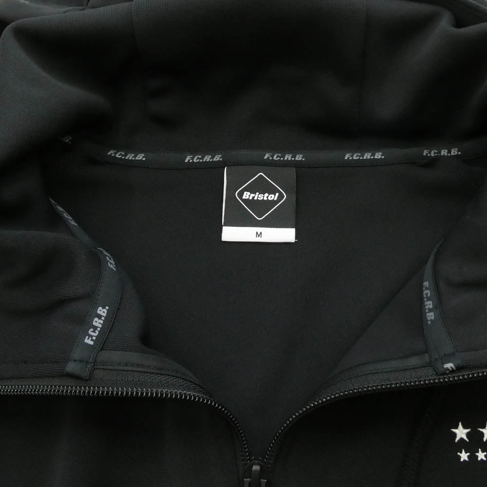 F.C.R.B. エフシーアールビー 21AW FCRB-212066 F.C.Real Bristol エフシーレアルブリストル TRAINING TRACK HOODIE トレーニングトラック フーディー パーカー ブラック系 ホワイト系 M【美品】【中古】