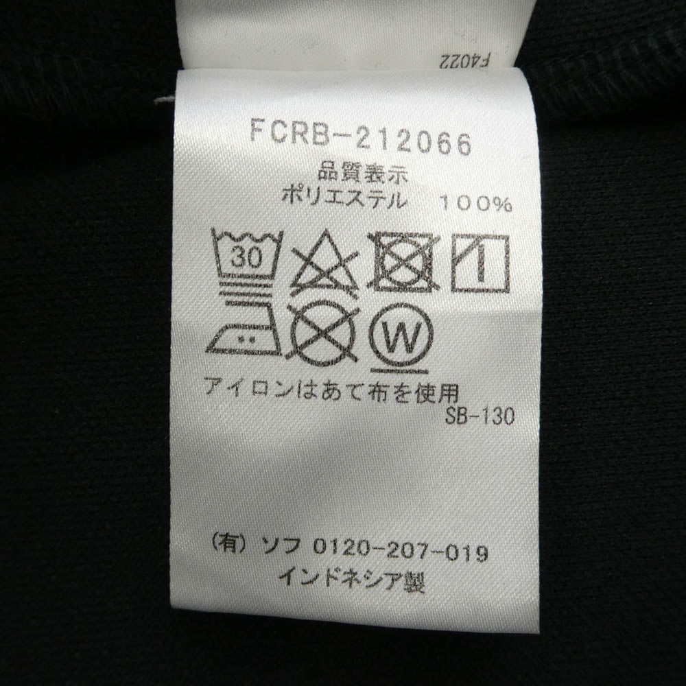 F.C.R.B. エフシーアールビー 21AW FCRB-212066 F.C.Real Bristol エフシーレアルブリストル TRAINING TRACK HOODIE トレーニングトラック フーディー パーカー ブラック系 ホワイト系 M【美品】【中古】