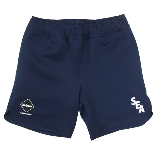 F.C.R.B. エフシーアールビー 22SS FCRB-WDS-22S-09 SEA TECH JERSEY EASY SHORTS テック ジャージー イージー ショーツ ハーフ パンツ ネイビー系 S【極上美品】【中古】