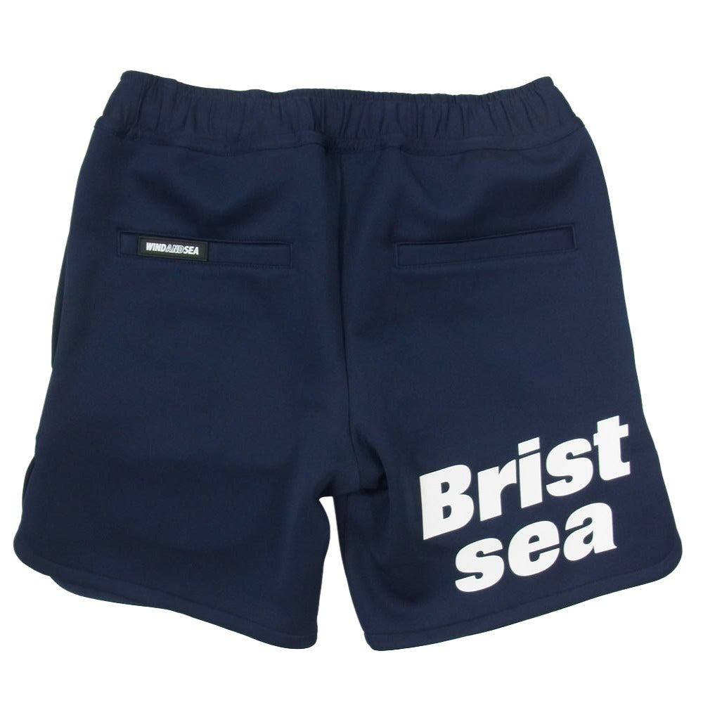 F.C.R.B. エフシーアールビー 22SS FCRB-WDS-22S-09 SEA TECH JERSEY EASY SHORTS テック ジャージー イージー ショーツ ハーフ パンツ ネイビー系 S【極上美品】【中古】
