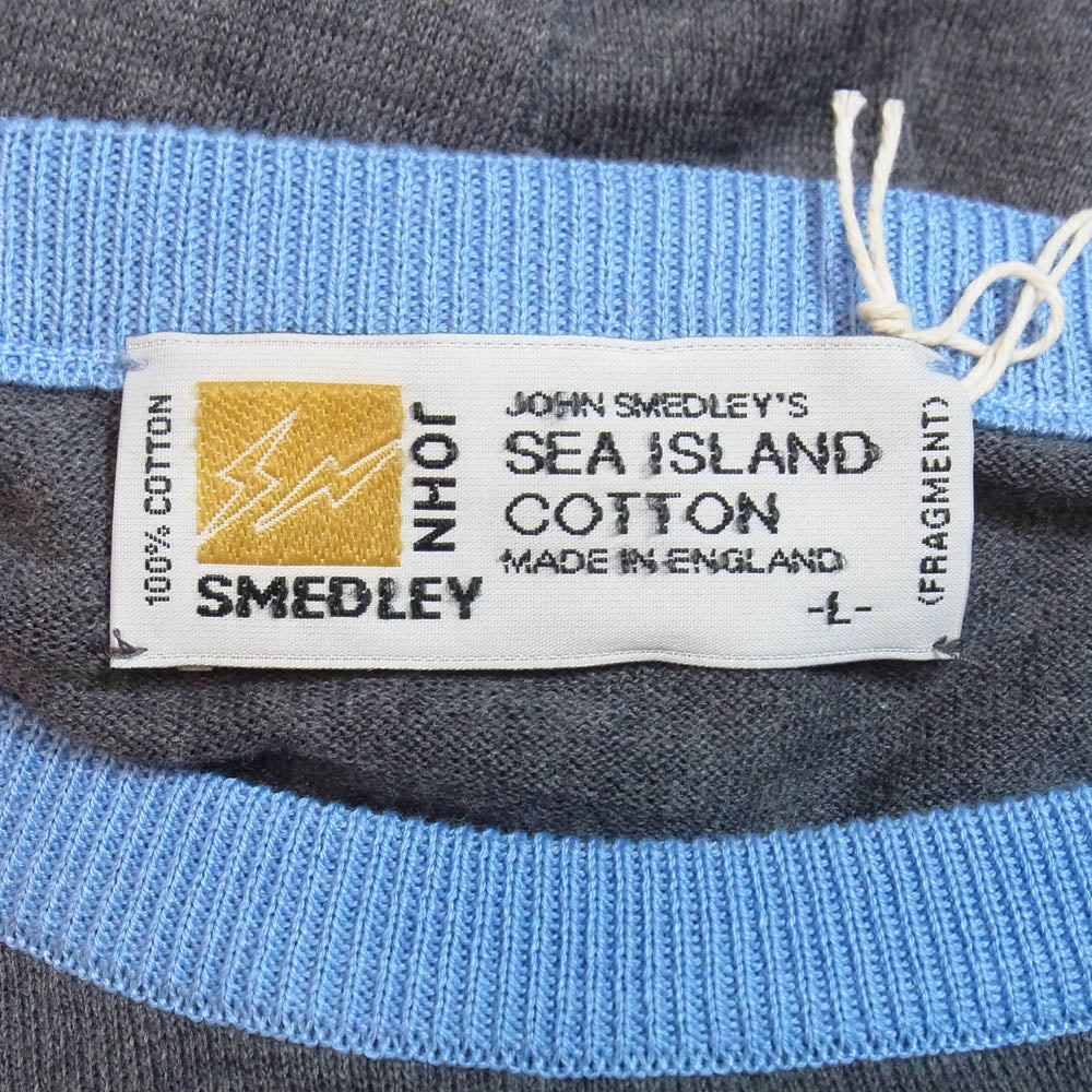 JOHN SMEDLEY ジョンスメドレー 長袖 ニット セーター グレー系 L【新古品】【未使用】【中古】