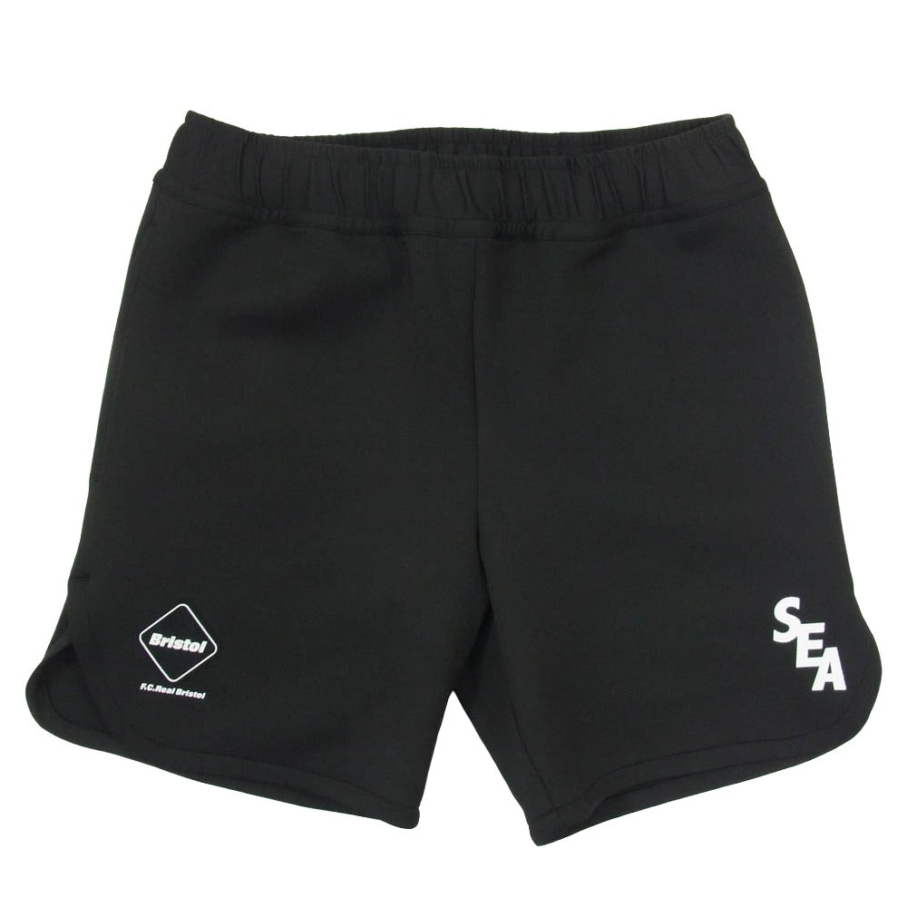 F.C.R.B. エフシーアールビー 22SS FCRB-WDS-22S-09 SEA TECH JERSEY EASY SHORTS テック ジャージー イージー ショーツ ハーフ パンツ ブラック系 S【極上美品】【中古】
