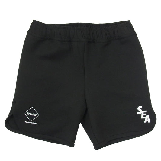 F.C.R.B. エフシーアールビー 22SS FCRB-WDS-22S-09 SEA TECH JERSEY EASY SHORTS テック ジャージー イージー ショーツ ハーフ パンツ ブラック系 S【極上美品】【中古】