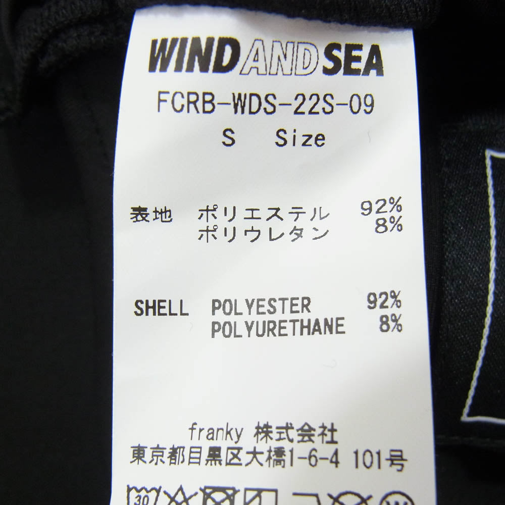 F.C.R.B. エフシーアールビー 22SS FCRB-WDS-22S-09 SEA TECH JERSEY EASY SHORTS テック ジャージー イージー ショーツ ハーフ パンツ ブラック系 S【極上美品】【中古】