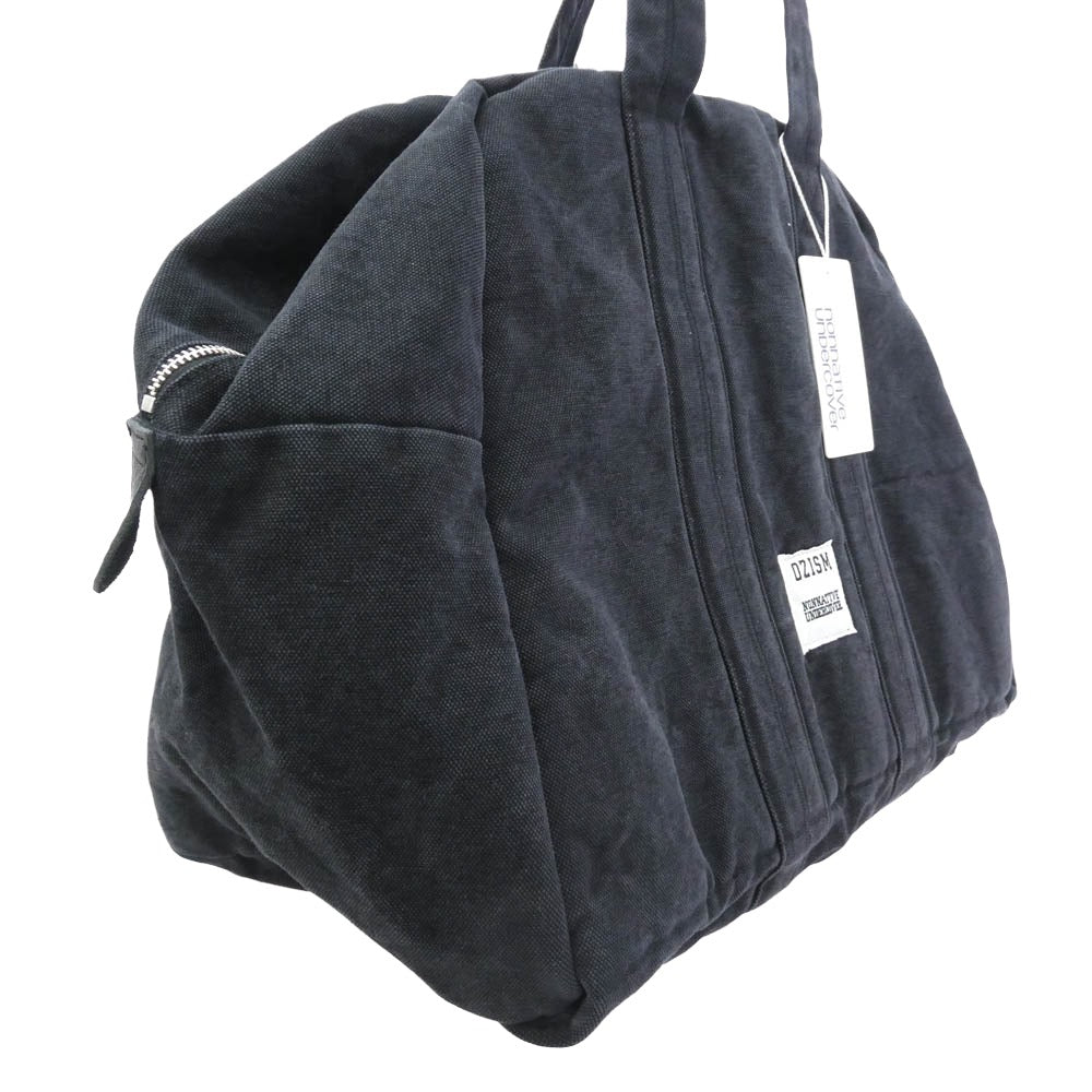 UNDERCOVER アンダーカバー UN-BG0501 x nonnative ノンネイティブ MONK BOSTON BAG COTTON CANVAS VW モンク ボストンバッグ ブラック系【極上美品】【中古】