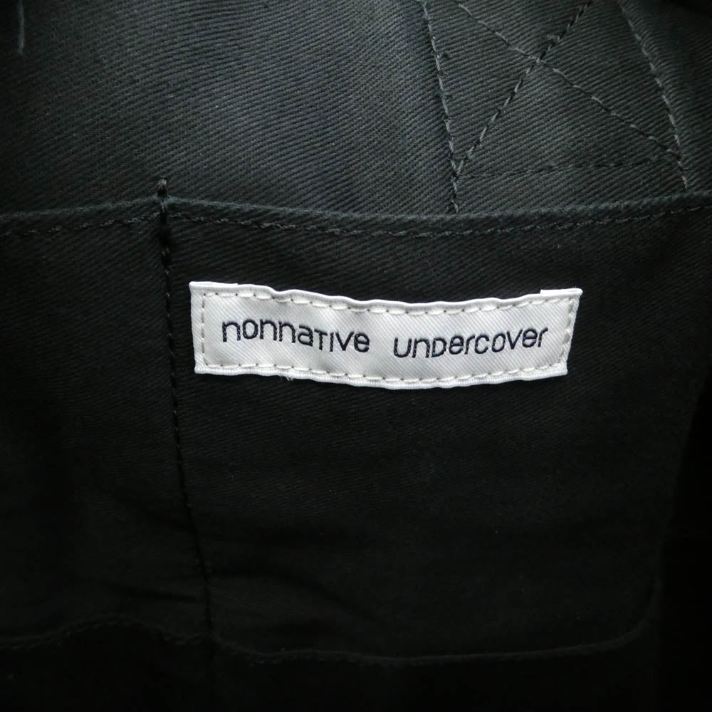 UNDERCOVER アンダーカバー UN-BG0501 x nonnative ノンネイティブ MONK BOSTON BAG COTTON CANVAS VW モンク ボストンバッグ ブラック系【極上美品】【中古】