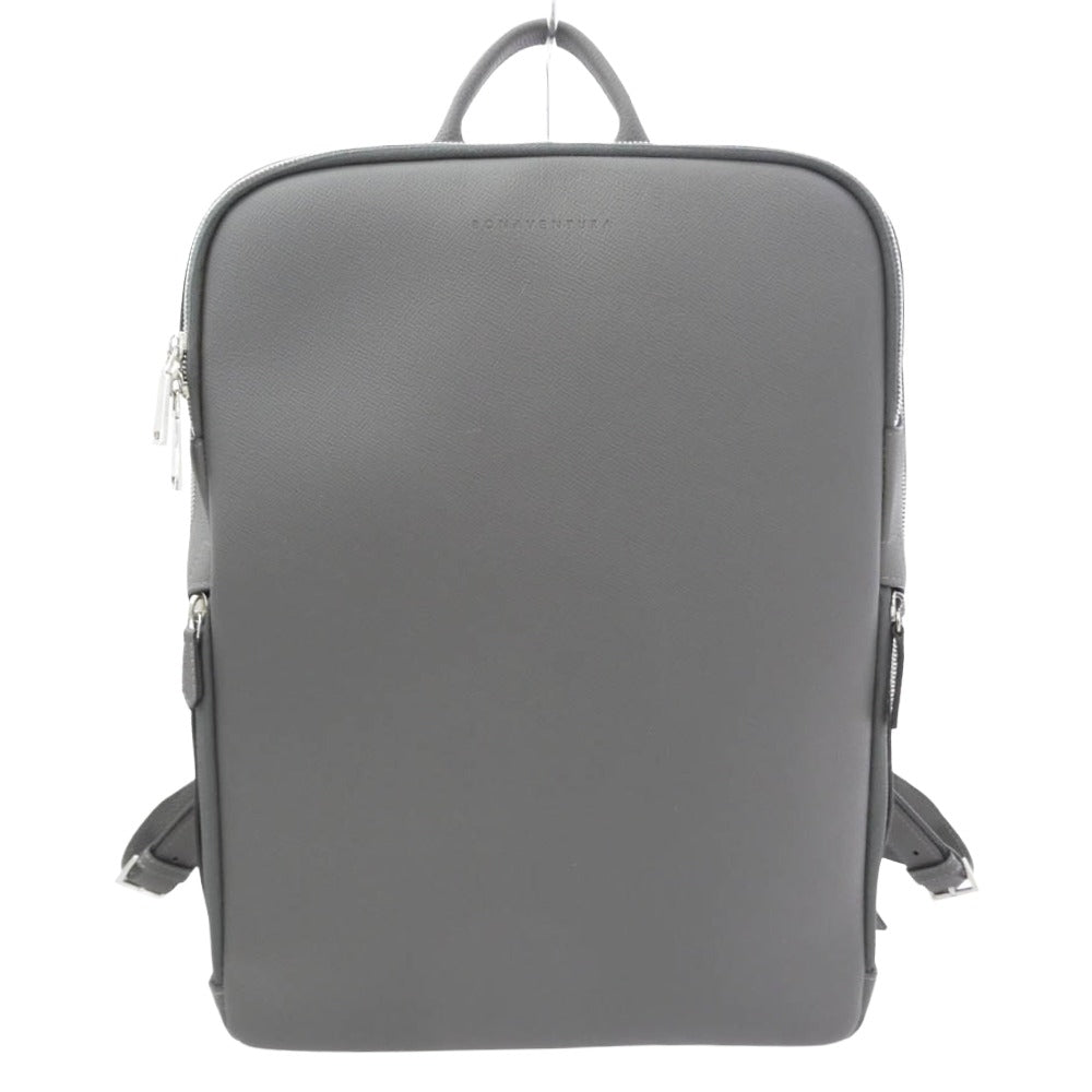 BONAVENTURA ボナベンチュラ David Backpack ダビデ ノービレレザー シュリンクレザー バックパック リュックサック グレー系【中古】