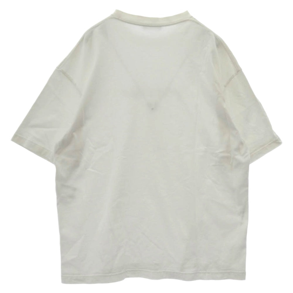 BALENCIAGA バレンシアガ 21SS 612966 TIV54 New Copyright ニューコピーライト プリント クルーネック ロゴプリント 半袖 Tシャツ ホワイト系 M【中古】