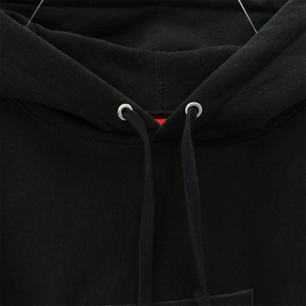 Supreme シュプリーム 23AW Box Logo Hooded Sweatshirt ボックスロゴ プルオーバースウェットパーカー フーディー ブラック系 L【中古】