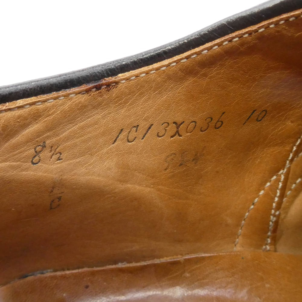 ALDEN オールデン 924 ウイングチップ レースアップ レザー シューズ ブラウン系 ブラック系 8.5【中古】