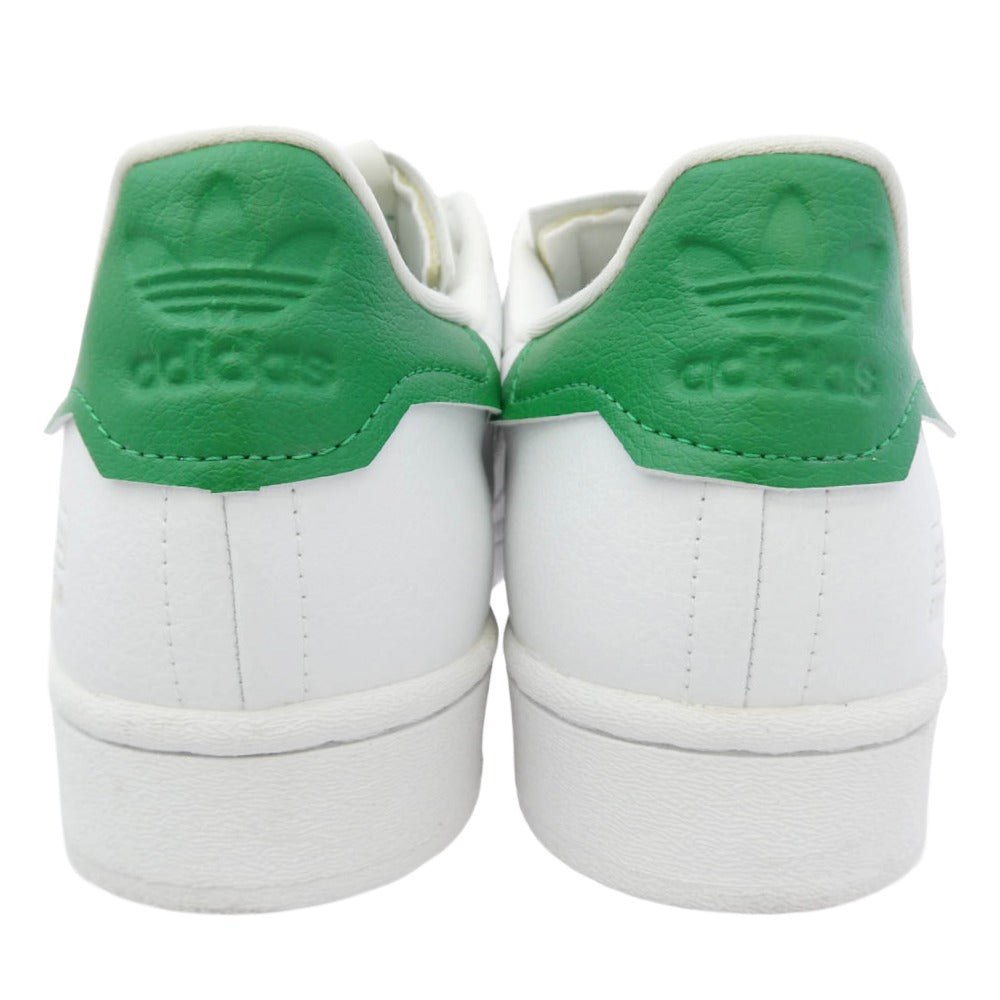 adidas アディダス FY5480 Superstar スーパースター ローカット スニーカー ホワイト系 グリーン系 ゴールド系 27cm【中古】