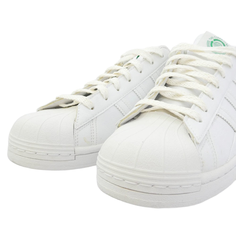 adidas アディダス FY5480 Superstar スーパースター ローカット スニーカー ホワイト系 グリーン系 ゴールド系 27cm【中古】